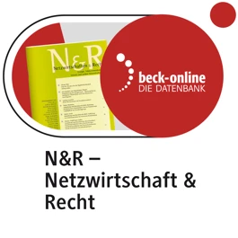 Produktabbildung beck-online. N&R,  Netzwirtschaften & Recht