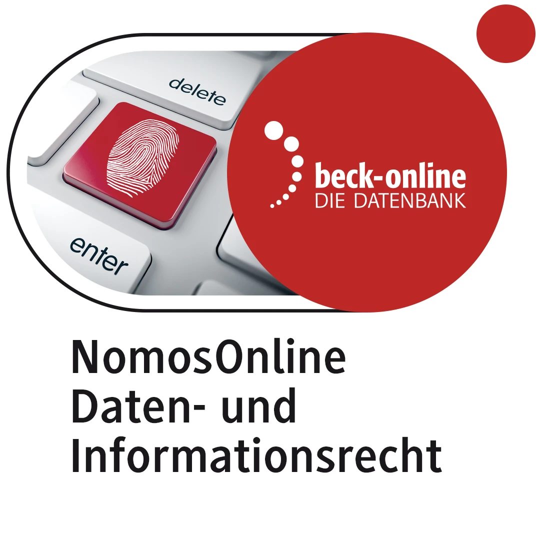 Produktabbildung beck-online. NomosOnline Daten- und Informationsrecht