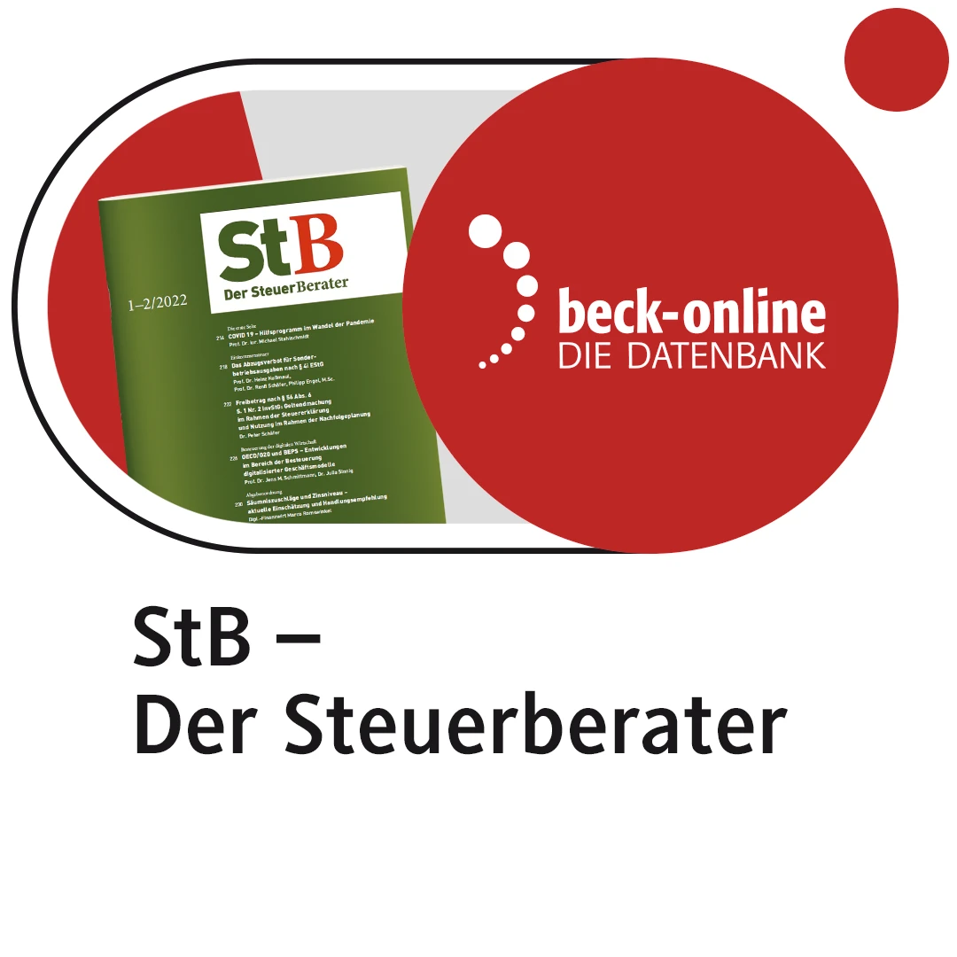 Produktabbildung beck-online. StB, Der Steuerberater