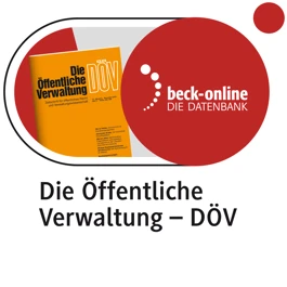 Produktabbildung beck-online. Die Öffentliche Verwaltung