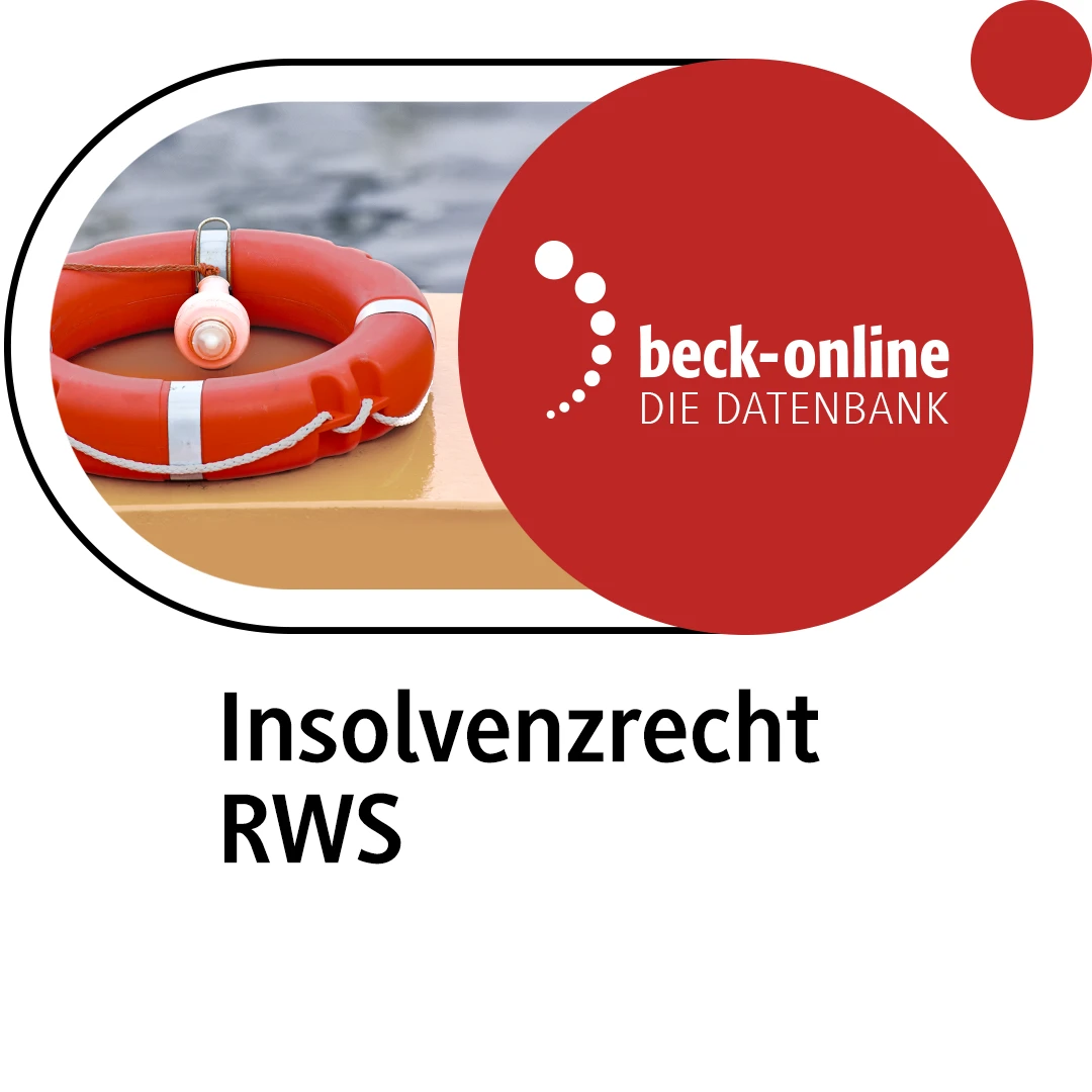 Produktabbildung beck-online. Insolvenzrecht RWS