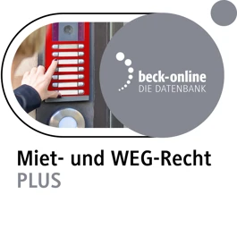 Produktabbildung beck-online. Miet- und WEG-Recht PLUS