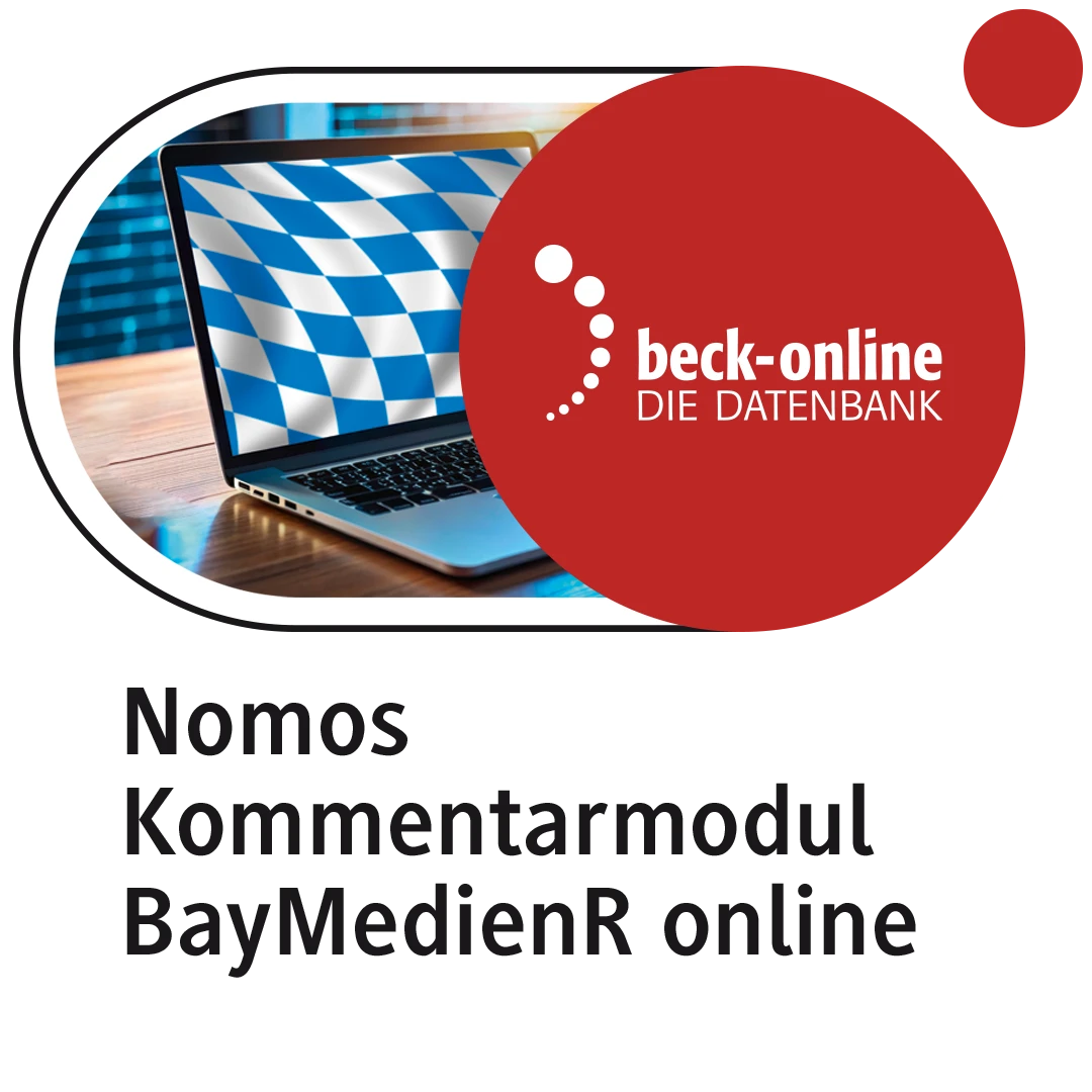 Produktabbildung beck-online. Nomos Kommentarmodul BayMedienR online