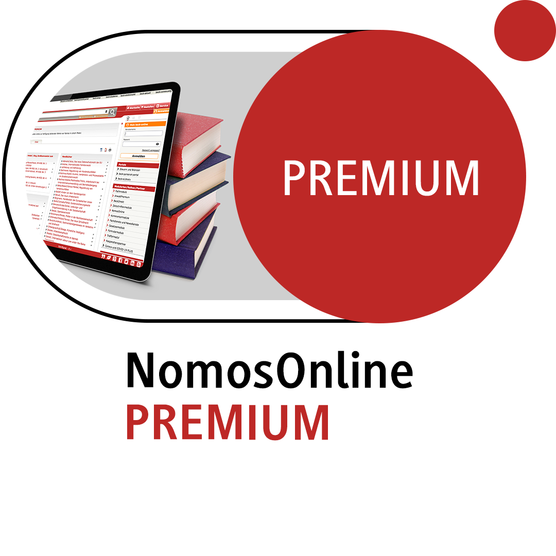 Produktabbildung beck-online. NomosOnline PREMIUM