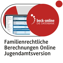 Produktabbildung beck-online. Familienrechtliche Berechnungen Online – Jugendamtsversion