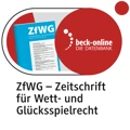 Produktabbildung beck-online. ZfWG, Zeitschrift für Wett- und Glücksspielrecht