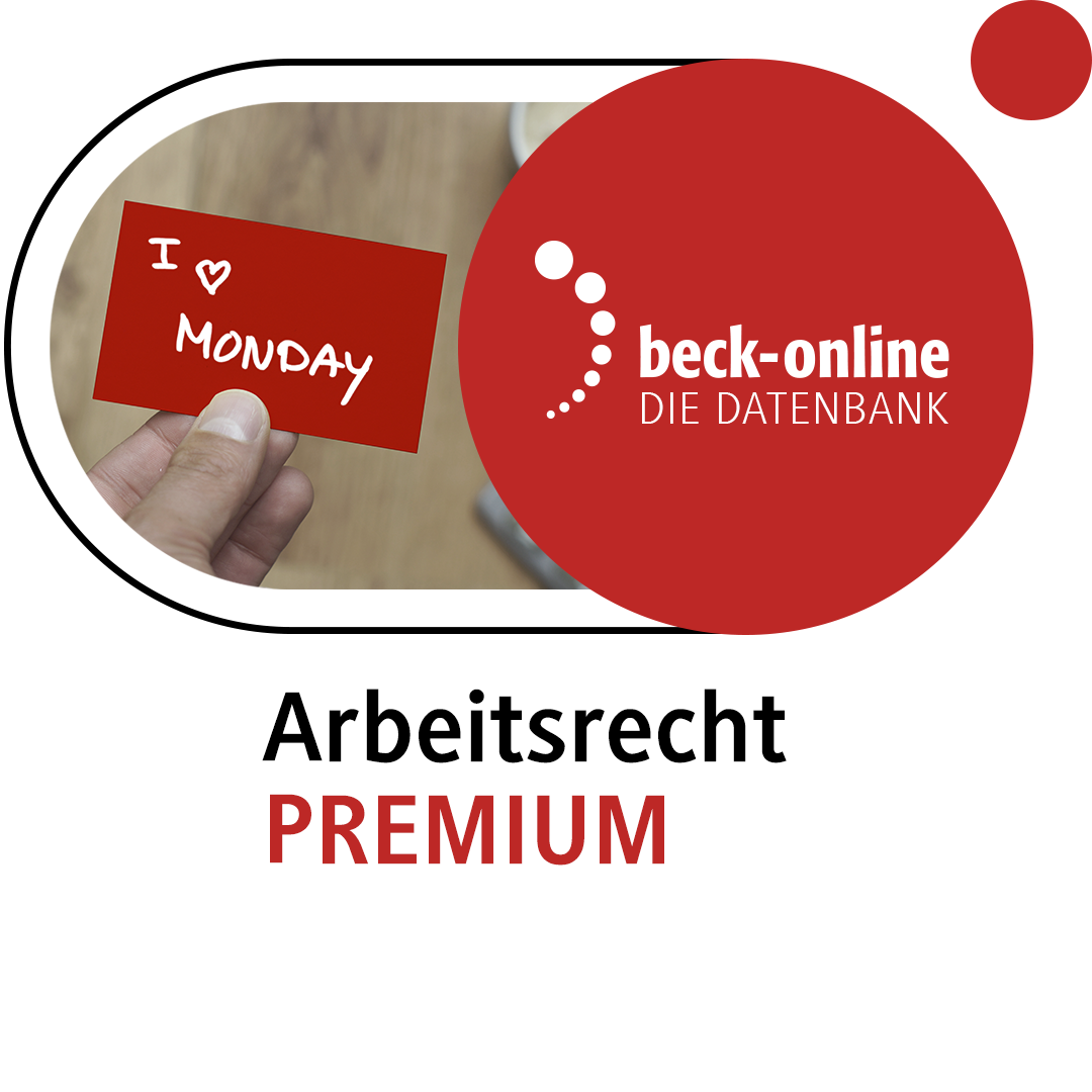 Produktabbildung beck-online. Arbeitsrecht PREMIUM
