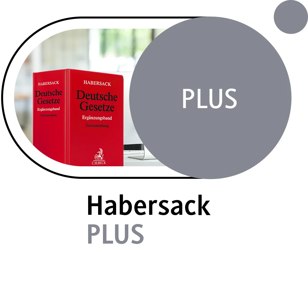 Produktabbildung beck-online. Habersack PLUS