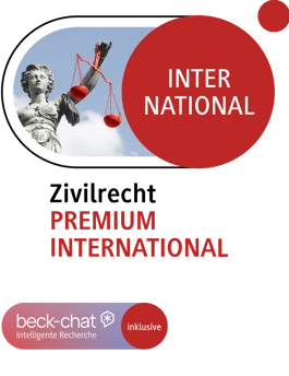 Produktabbildung beck-online. Zivilrecht PREMIUM International
