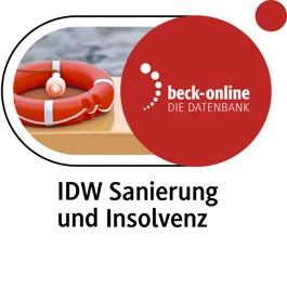 Produktabbildung beck-online. IDW Sanierung und Insolvenz