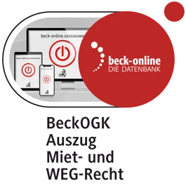 Produktabbildung beck-online. beck-online.GROSSKOMMENTAR Auszug Miet- und WEG-Recht