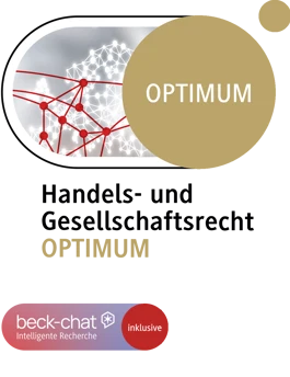 Produktabbildung beck-online. Handels- und Gesellschaftsrecht OPTIMUM