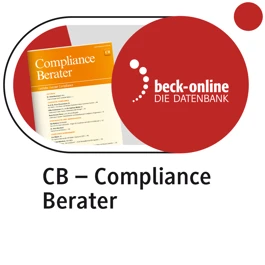 Produktabbildung beck-online. CB - Compliance Berater