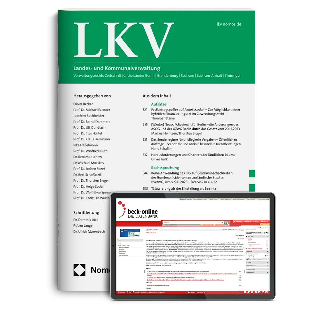 Produktabbildung beck-online. LKVDirekt