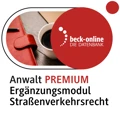 Produktabbildung beck-online. Straßenverkehrsrecht (Ergänzungsmodul Anwalt PREMIUM)