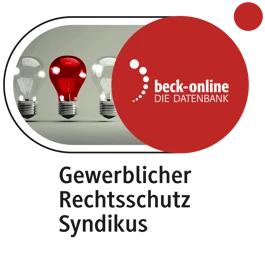 Produktabbildung beck-online. Gewerblicher Rechtsschutz Syndikus