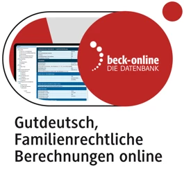 Produktabbildung beck-online. Familienrechtliche Berechnungen Online