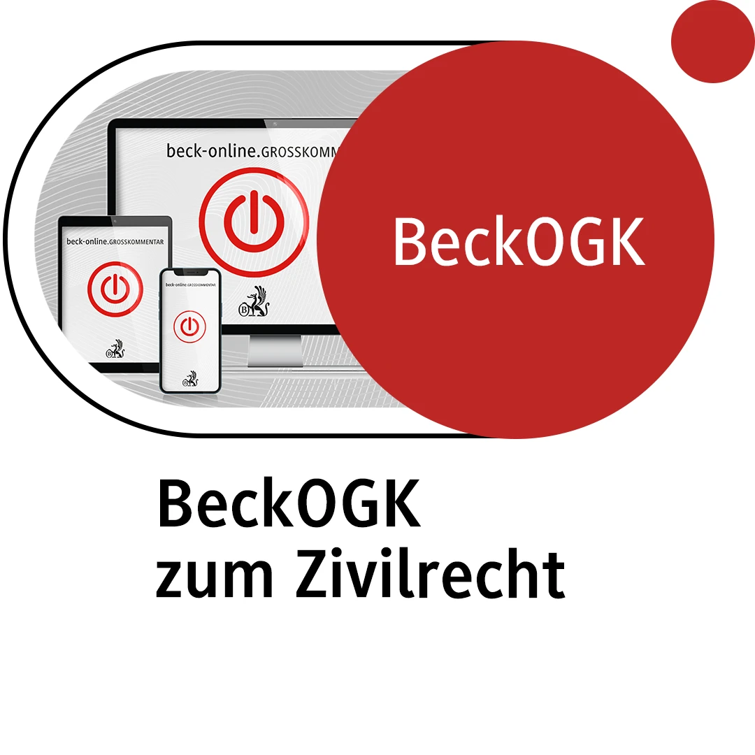 Produktabbildung beck-online. beck-online.GROSSKOMMENTAR  zum Zivilrecht