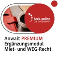 Produktabbildung beck-online. Miet- und WEG-Recht (Ergänzungsmodul Anwalt PREMIUM)