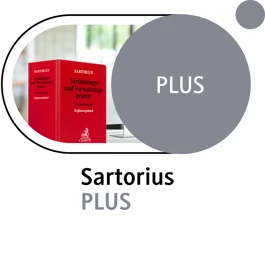 Produktabbildung beck-online. Sartorius PLUS