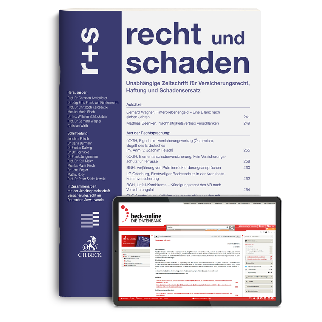 Produktabbildung beck-online. r+s Direkt