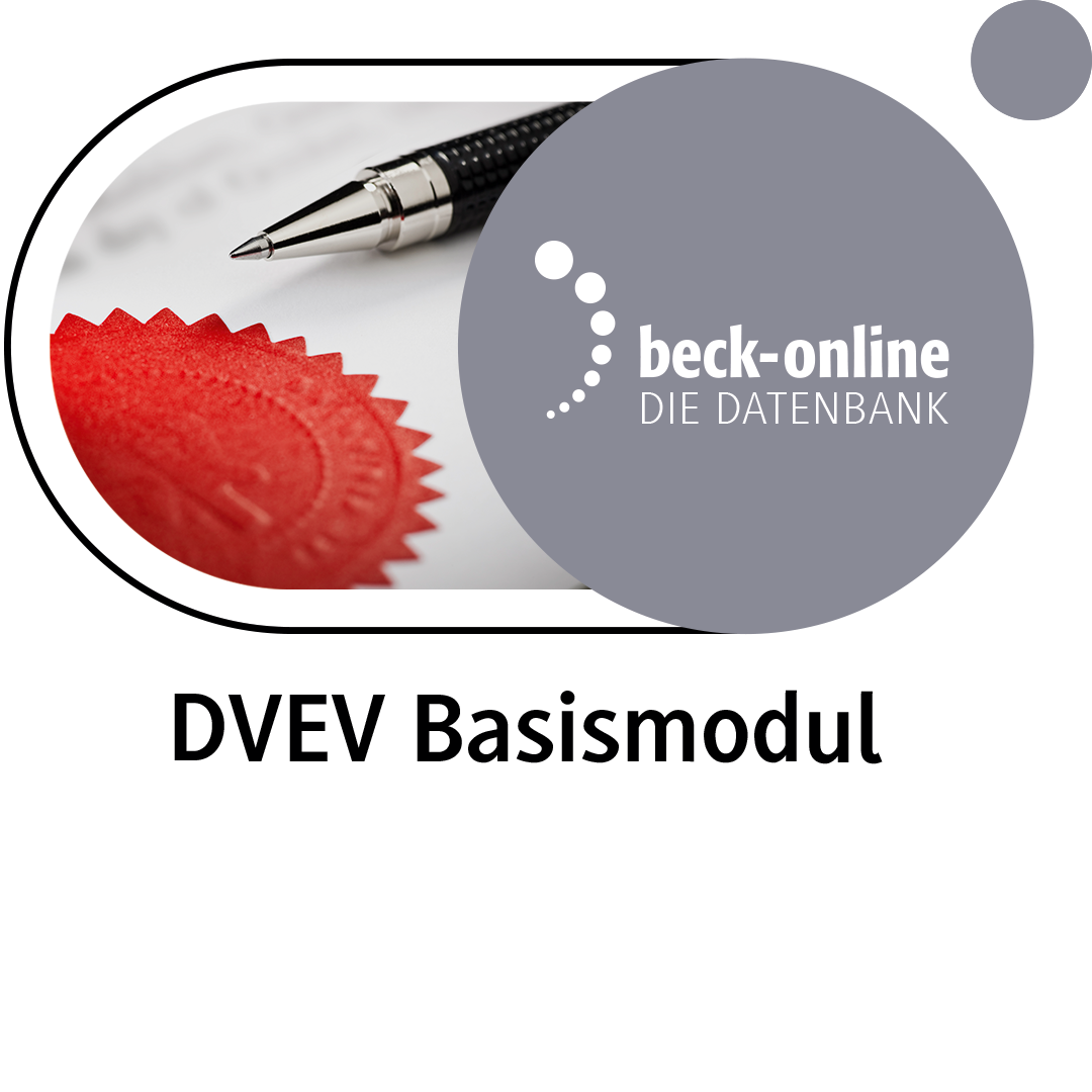 Produktabbildung beck-online. DVEV Basismodul