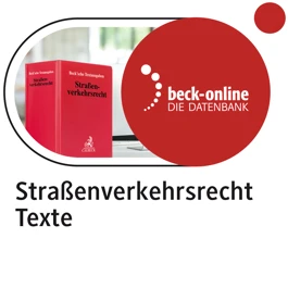 Produktabbildung beck-online. Straßenverkehrsrecht Texte