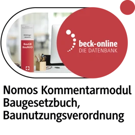 Produktabbildung beck-online. NomosOnline Kommentarmodul Baugesetzbuch, Baunutzungsverordnung