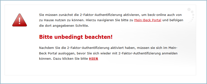 Zugangsverfahren 2Fa Auth App