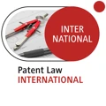 Produktabbildung beck-online. Patent Law INTERNATIONAL