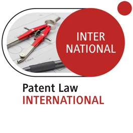 Produktabbildung beck-online. Patent Law INTERNATIONAL
