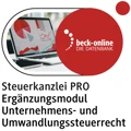 Produktabbildung beck-online. Steuerkanzlei PRO Ergänzungsmodul Unternehmens- und Umwandlungssteuerrecht