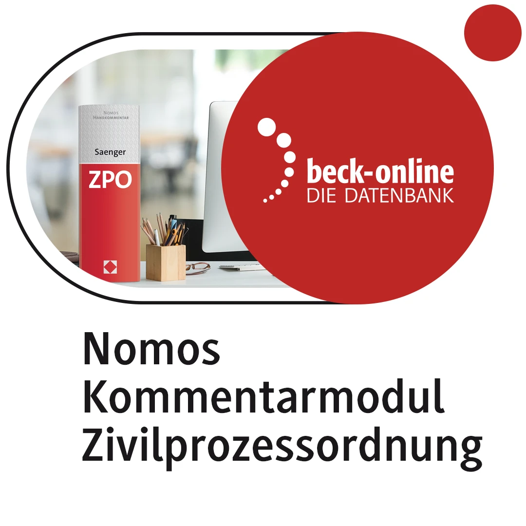 Produktabbildung beck-online. Nomos Kommentarmodul Zivilprozessordnung