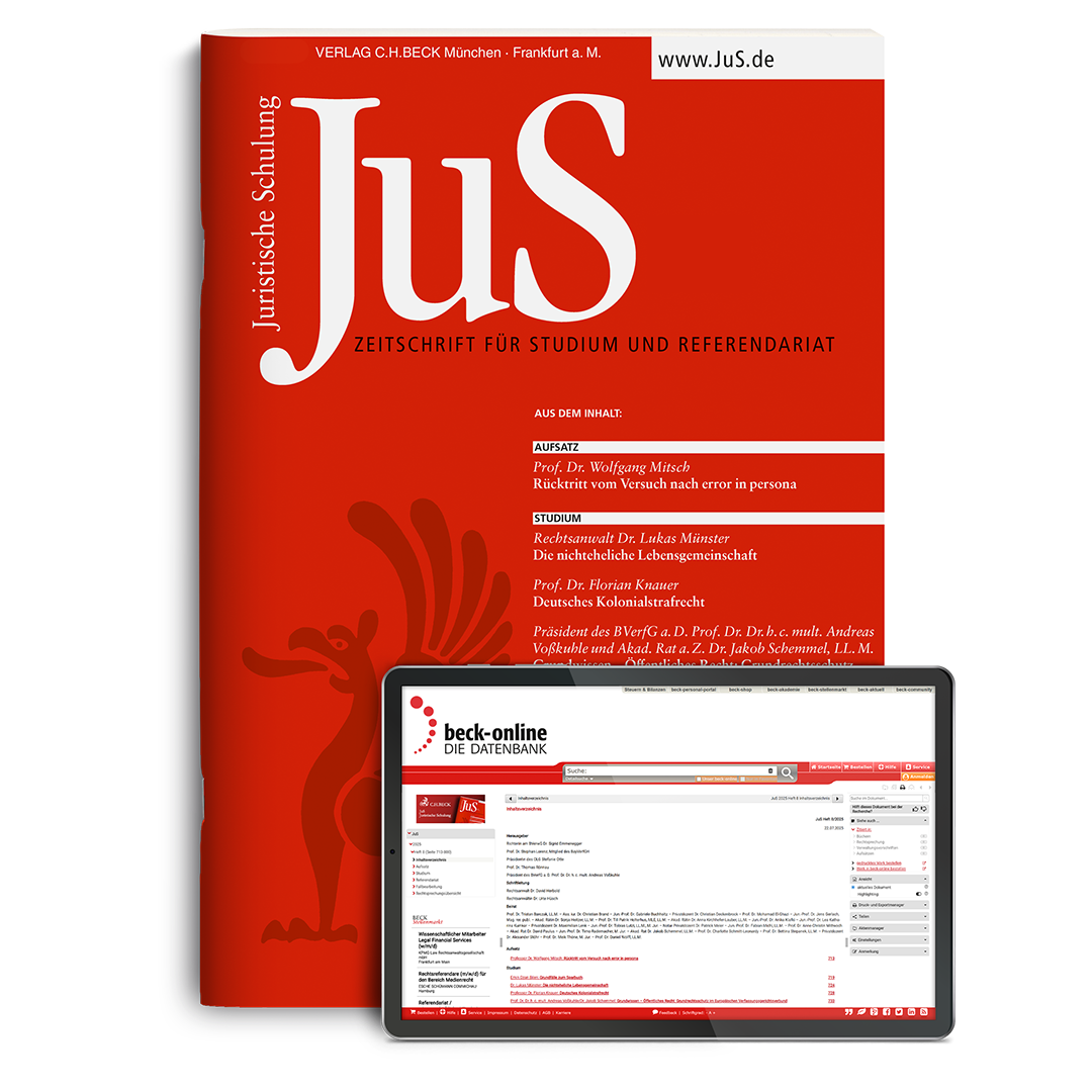Produktabbildung beck-online. JuSDirekt
