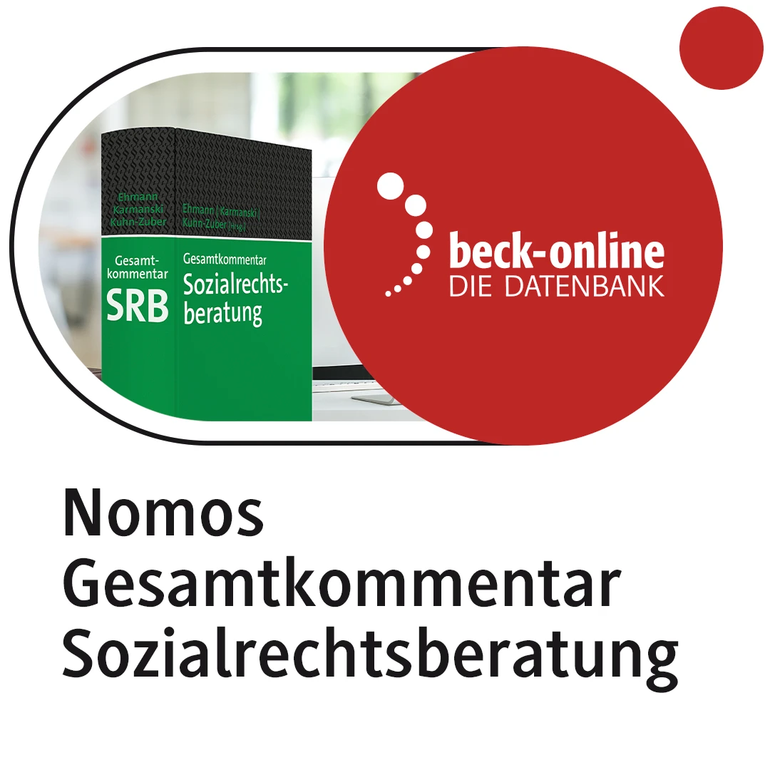 Produktabbildung beck-online. Nomos Gesamtkommentar Sozialrechtsberatung