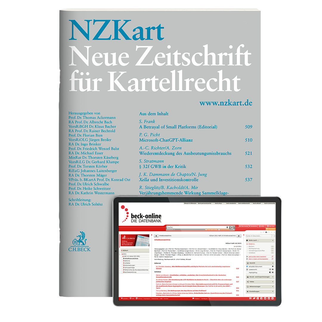 Produktabbildung beck-online. NZKartDirekt