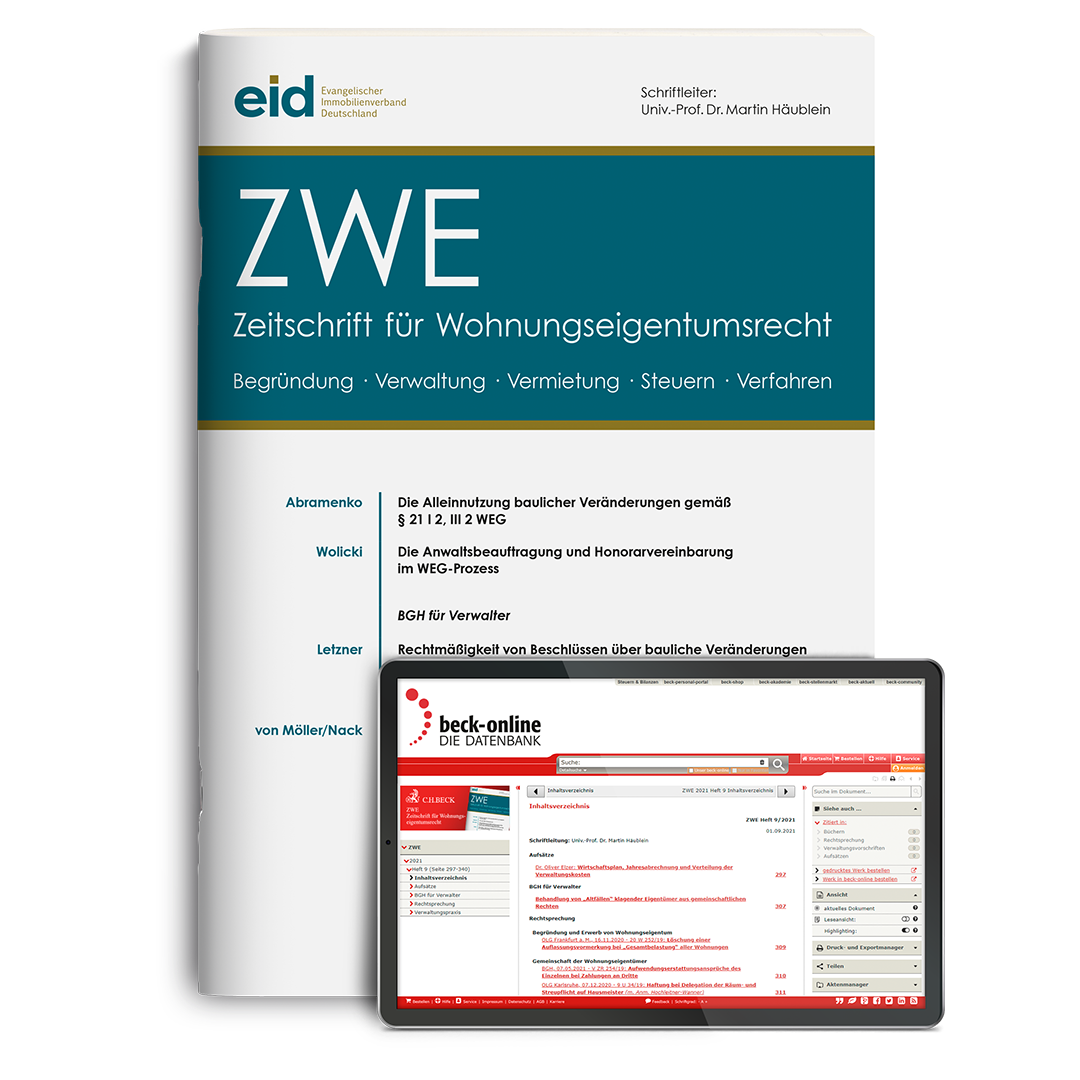 Produktabbildung beck-online. ZWEDirekt