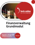 Produktabbildung beck-online. Finanzverwaltung Grundmodul