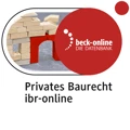 Produktabbildung beck-online. Privates Baurecht ibr-online